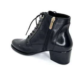 Bijoux<Regarde Le Ciel Bottines à Talon Jolene 25 Cuir Noir