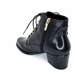 Bijoux<Regarde Le Ciel Bottines à Talon Jolene 25 Cuir Noir
