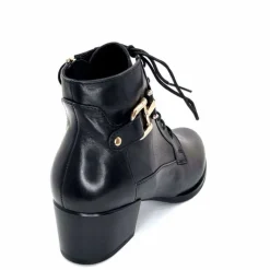 Bijoux<Regarde Le Ciel Bottines à Talon Jolene 25 Cuir Noir