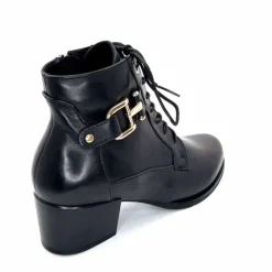 Bijoux<Regarde Le Ciel Bottines à Talon Jolene 25 Cuir Noir
