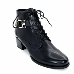 Bijoux<Regarde Le Ciel Bottines à Talon Jolene 25 Cuir Noir