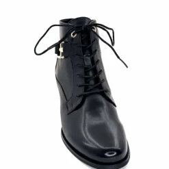 Bijoux<Regarde Le Ciel Bottines à Talon Jolene 25 Cuir Noir