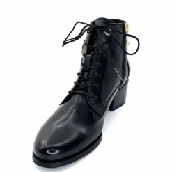 Bijoux<Regarde Le Ciel Bottines à Talon Jolene 25 Cuir Noir