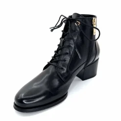 Bijoux<Regarde Le Ciel Bottines à Talon Jolene 25 Cuir Noir