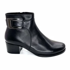 Talon|Féminin<Regarde Le Ciel Bottines à Talon Jolene 27 Cuir Noir