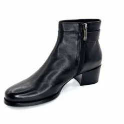 Talon|Féminin<Regarde Le Ciel Bottines à Talon Jolene 27 Cuir Noir