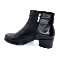 Talon|Féminin<Regarde Le Ciel Bottines à Talon Jolene 27 Cuir Noir