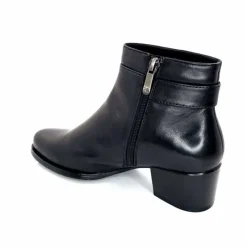 Talon|Féminin<Regarde Le Ciel Bottines à Talon Jolene 27 Cuir Noir