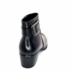 Talon|Féminin<Regarde Le Ciel Bottines à Talon Jolene 27 Cuir Noir