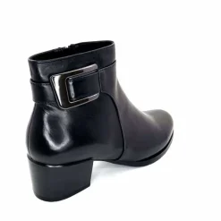Talon|Féminin<Regarde Le Ciel Bottines à Talon Jolene 27 Cuir Noir