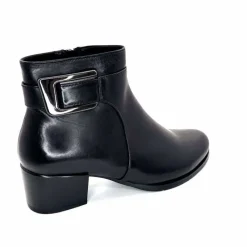Talon|Féminin<Regarde Le Ciel Bottines à Talon Jolene 27 Cuir Noir