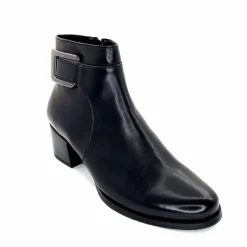 Talon|Féminin<Regarde Le Ciel Bottines à Talon Jolene 27 Cuir Noir
