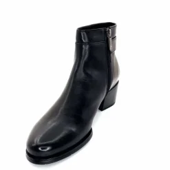Talon|Féminin<Regarde Le Ciel Bottines à Talon Jolene 27 Cuir Noir