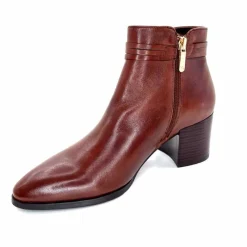 Féminin|Elégant<Regarde Le Ciel Bottines à Talon Taylor 39 Cuir Marron