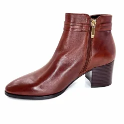 Féminin|Elégant<Regarde Le Ciel Bottines à Talon Taylor 39 Cuir Marron