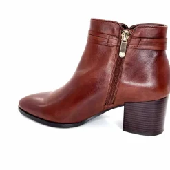 Féminin|Elégant<Regarde Le Ciel Bottines à Talon Taylor 39 Cuir Marron