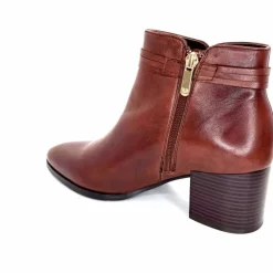 Féminin|Elégant<Regarde Le Ciel Bottines à Talon Taylor 39 Cuir Marron
