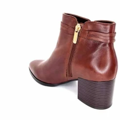 Féminin|Elégant<Regarde Le Ciel Bottines à Talon Taylor 39 Cuir Marron