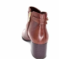 Féminin|Elégant<Regarde Le Ciel Bottines à Talon Taylor 39 Cuir Marron