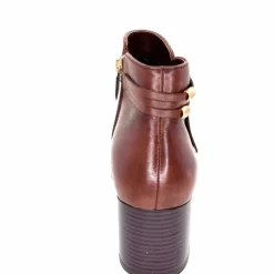 Féminin|Elégant<Regarde Le Ciel Bottines à Talon Taylor 39 Cuir Marron