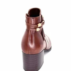 Féminin|Elégant<Regarde Le Ciel Bottines à Talon Taylor 39 Cuir Marron