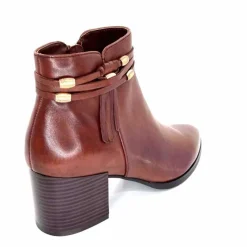 Féminin|Elégant<Regarde Le Ciel Bottines à Talon Taylor 39 Cuir Marron