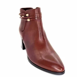 Féminin|Elégant<Regarde Le Ciel Bottines à Talon Taylor 39 Cuir Marron