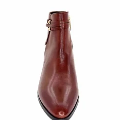 Féminin|Elégant<Regarde Le Ciel Bottines à Talon Taylor 39 Cuir Marron