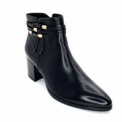 Talon|Féminin<Regarde Le Ciel Bottines à Talon Taylor 39 Cuir Noir
