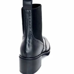 Basic|Bottines<Triver Flight Bottines à Talon 773 03 Cuir Noir