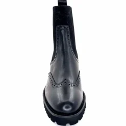 Basic|Bottines<Triver Flight Bottines à Talon 773 03 Cuir Noir