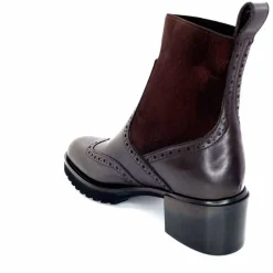 Basic|Bottines<Triver Flight Bottines à Talon 773 03 Cuir Marron