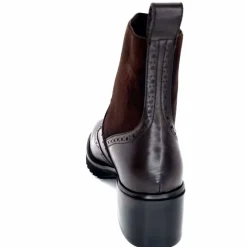 Basic|Bottines<Triver Flight Bottines à Talon 773 03 Cuir Marron