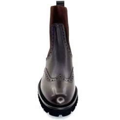 Basic|Bottines<Triver Flight Bottines à Talon 773 03 Cuir Marron