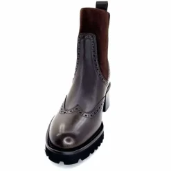 Basic|Bottines<Triver Flight Bottines à Talon 773 03 Cuir Marron