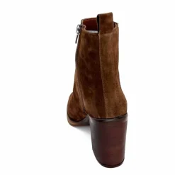 Féminin|Elégant<Alpe Bottines à Talons 5220 Daim Marron