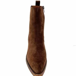 Féminin|Elégant<Alpe Bottines à Talons 5220 Daim Marron