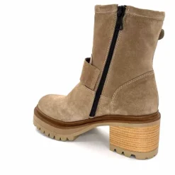 Bottines<Mjus Bottines à Talons T64209 101 Daim Taupe