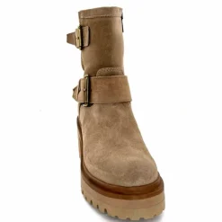 Bottines<Mjus Bottines à Talons T64209 101 Daim Taupe