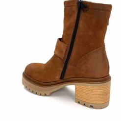Bottines<Mjus Bottines à Talons T64209 101 Daim Tabacco Marron