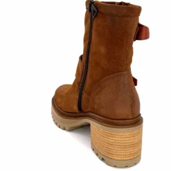 Bottines<Mjus Bottines à Talons T64209 101 Daim Tabacco Marron