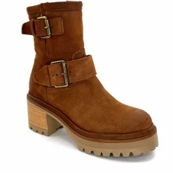 Bottines<Mjus Bottines à Talons T64209 101 Daim Tabacco Marron