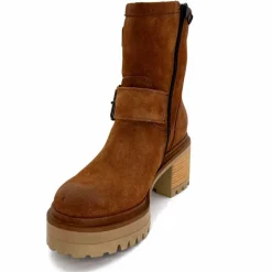 Bottines<Mjus Bottines à Talons T64209 101 Daim Tabacco Marron