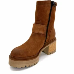 Bottines<Mjus Bottines à Talons T64209 101 Daim Tabacco Marron