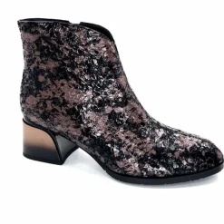 Talon|Soirée<Elue Par Nous Bottines à Talons Métamorfose Sage Écailles Noir Bronze BronzeNoir