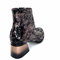 Talon|Soirée<Elue Par Nous Bottines à Talons Métamorfose Sage Écailles Noir Bronze BronzeNoir