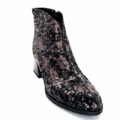 Talon|Soirée<Elue Par Nous Bottines à Talons Métamorfose Sage Écailles Noir Bronze BronzeNoir