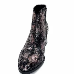 Talon|Soirée<Elue Par Nous Bottines à Talons Métamorfose Sage Écailles Noir Bronze BronzeNoir