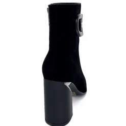 Soirée|Féminin<Elue Par Nous Bottines à Talons Métamorfose Salins Daim Noir Marron