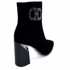 Soirée|Féminin<Elue Par Nous Bottines à Talons Métamorfose Salins Daim Noir Marron